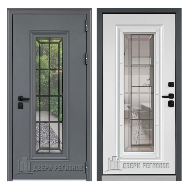 Входная дверь Двери регионов RX-10 Термо Белая матовая