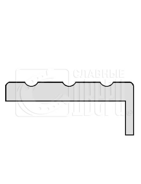 Наличник Браво телескоп. (2130x80x8) Эмаль Тип-3 1 шт.