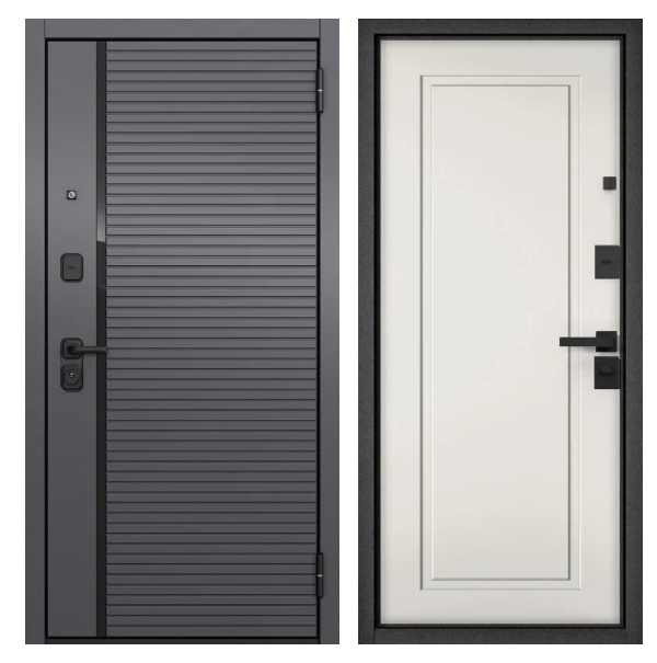 Дверь Мастино ТРАСТ ЭКО Оскуро/Белый софт (335)