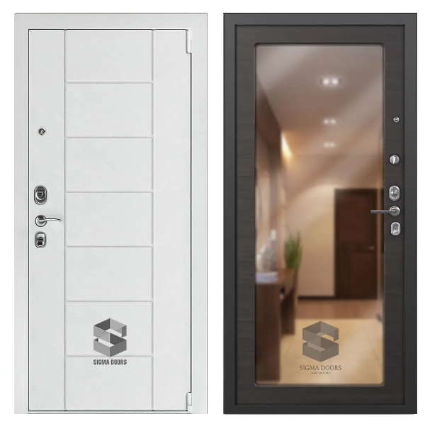 Входная дверь Sigma (Сигма) Luxe White