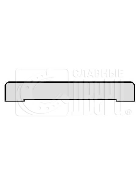 Наличник Браво (2150x70x13) прямоугольный 1 шт.