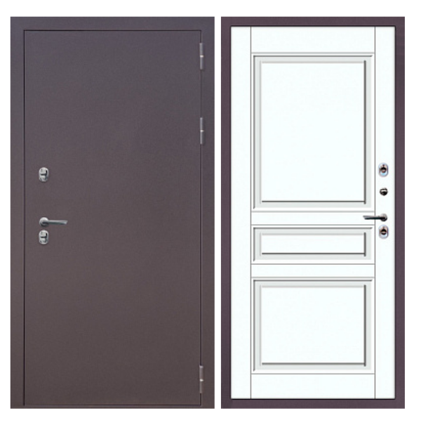 Входная дверь YoDoors-21 ТЕРМО - Velluto Bianco