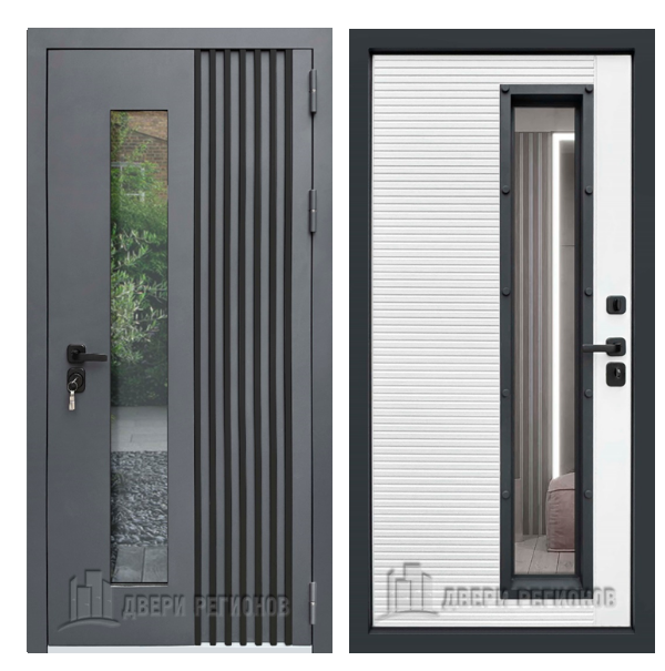 Входная дверь Двери регионов RX-17 Термо Белая матовая