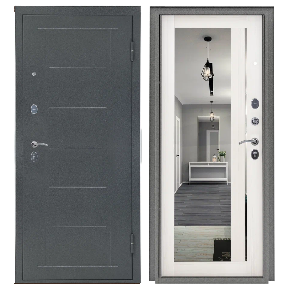 Входная дверь Промет Титан Зеркало