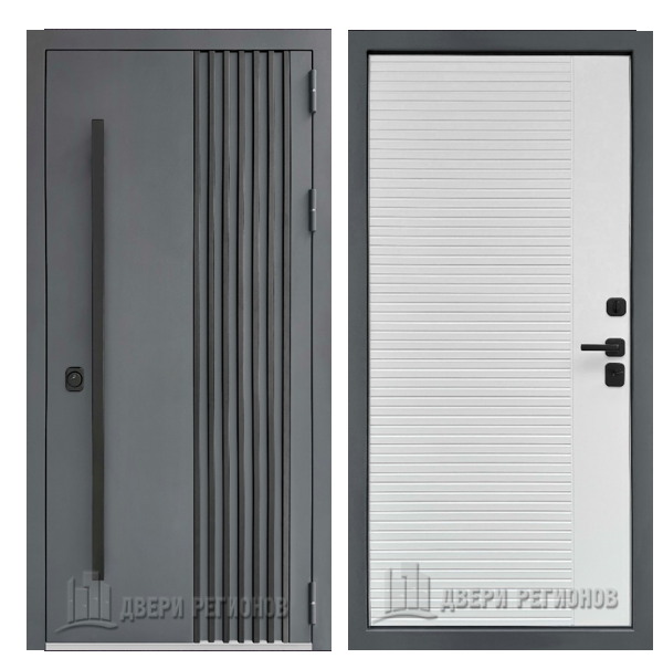 Входная дверь Двери регионов RX-34 Термо Белая матовая