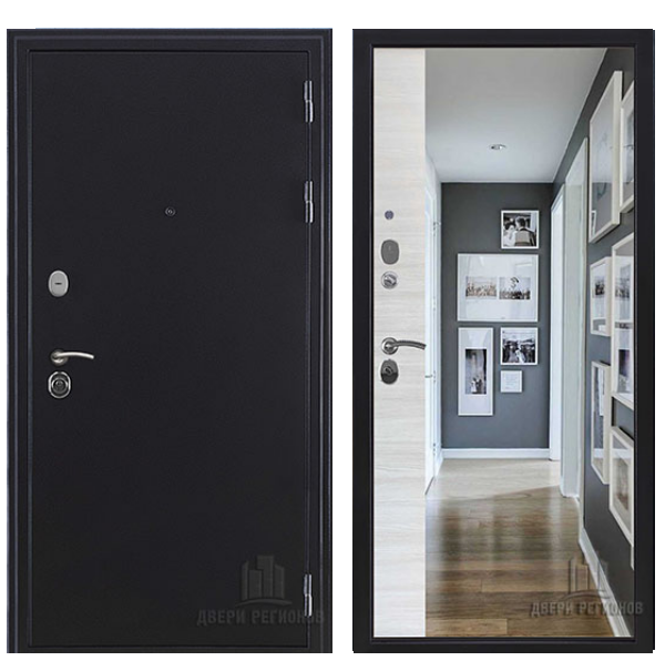 Входная дверь Двери регионов Спартак Зеркало panorama