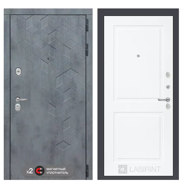 Входная дверь Лабиринт Бетон