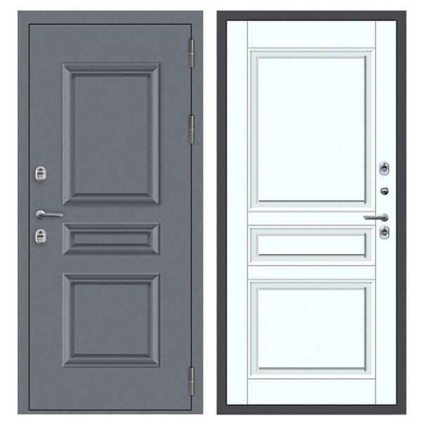 Входная дверь YoDoors-62 ТЕРМО - Velluto Bianco