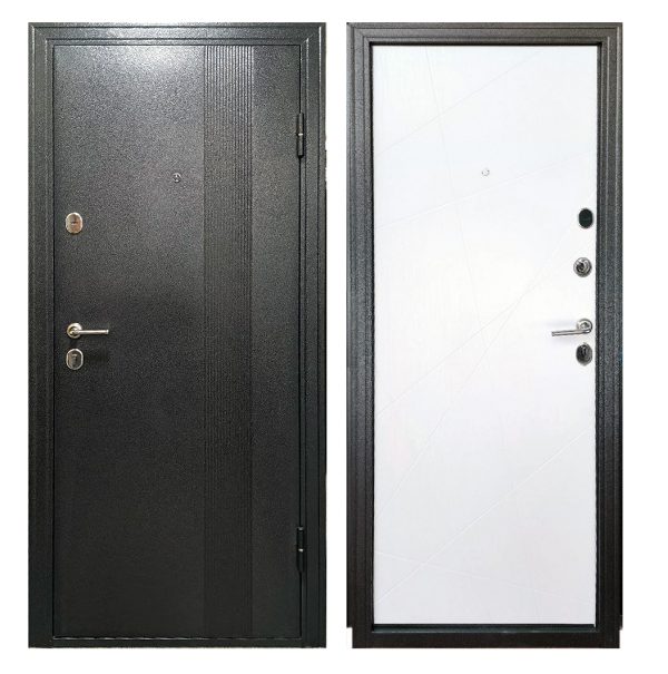 Входная дверь Уральские двери LS88 - Ясень белый