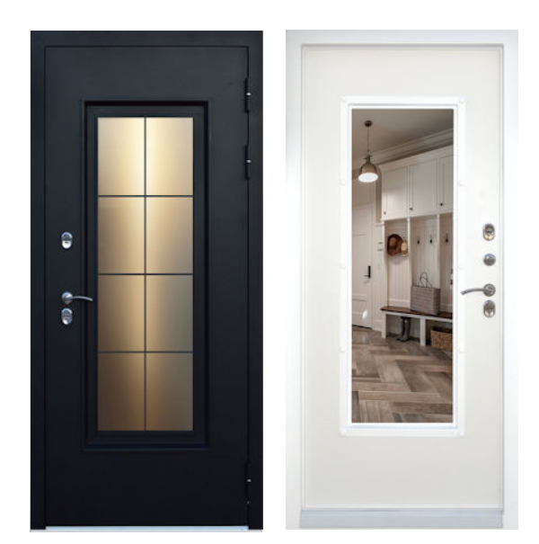 Входная дверь Броня Олимп 9005 с терморазрывом