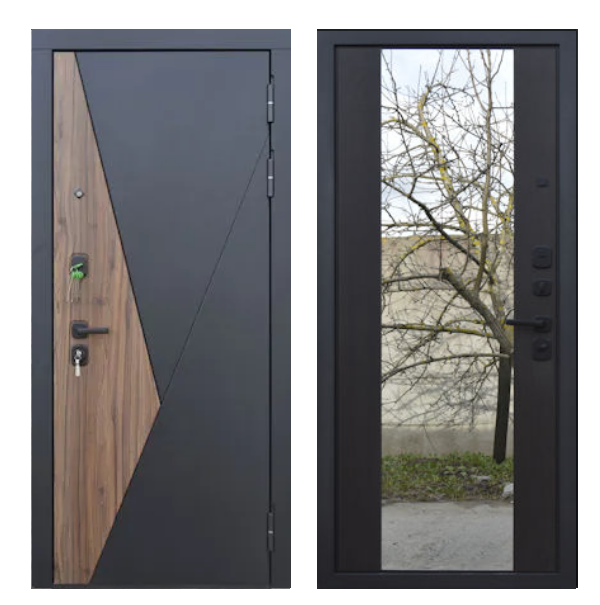 Входная дверь Броня Геометрия Венге