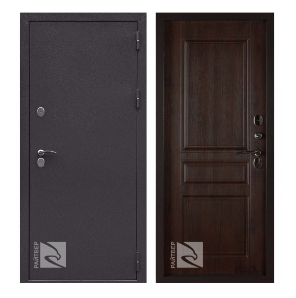 Входная дверь Райтвер Сибирь Термо Тиковое дерево