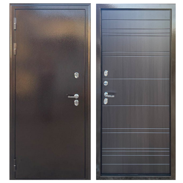 Входная дверь Дверной Континент Термаль Люкс Венге