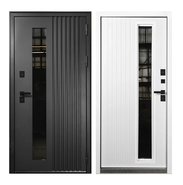 Входная дверь Райтвер Мельбурн 7024 Термо - Белый матовый