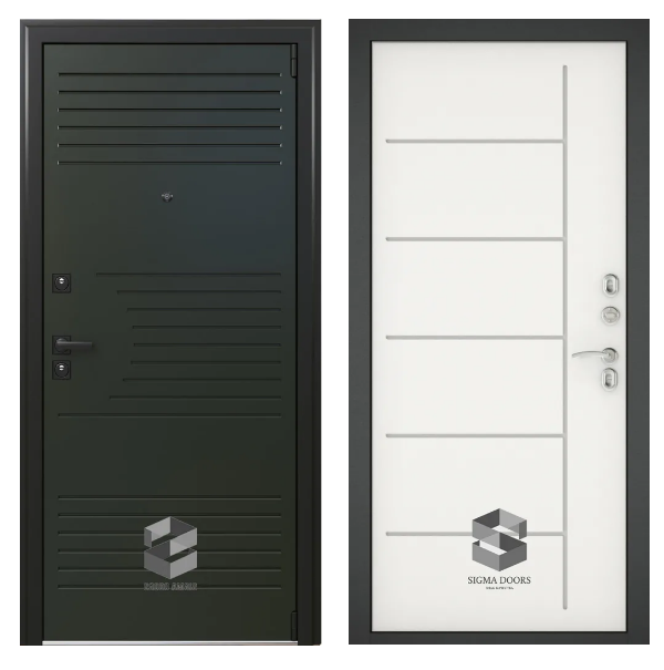Входная дверь Sigma (Сигма) Комфорт Plus панель Olive
