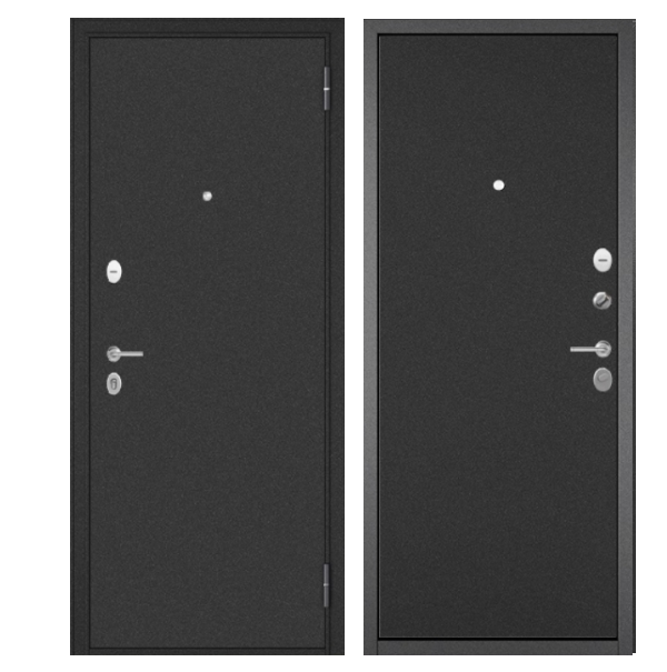 Дверь Мастино ФЭМИЛИ МАСС металл антрацит (500)