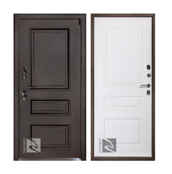 Входная дверь Райтвер Прадо ТЕРМО - Ясень белый