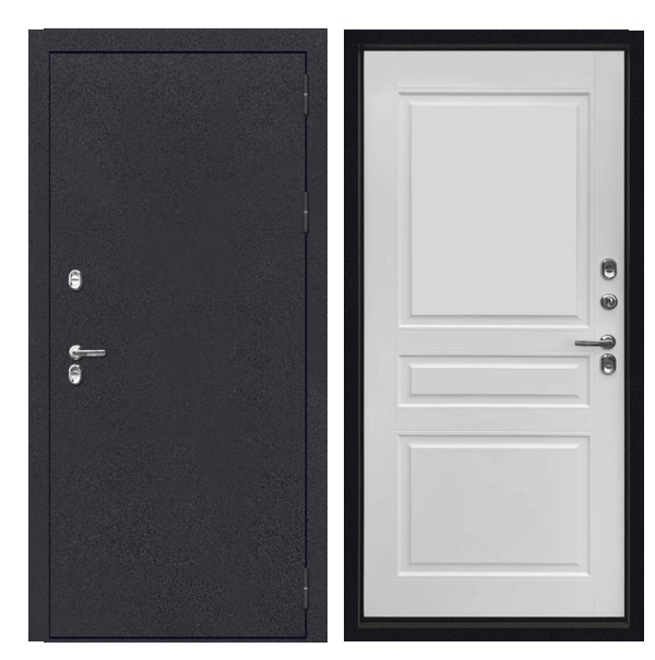 Входная дверь Двери регионов Страж Т-20 Термо Velluto Bianco