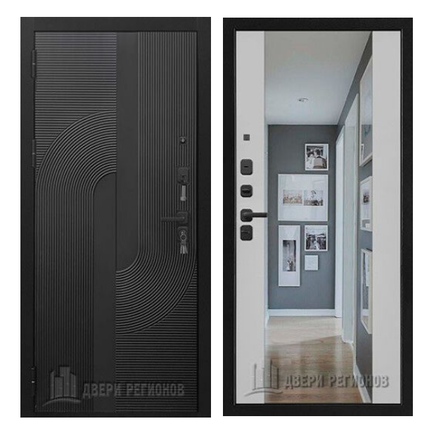 Входная дверь Двери регионов Орбита 3K Z Белая Мягкая Шагрень