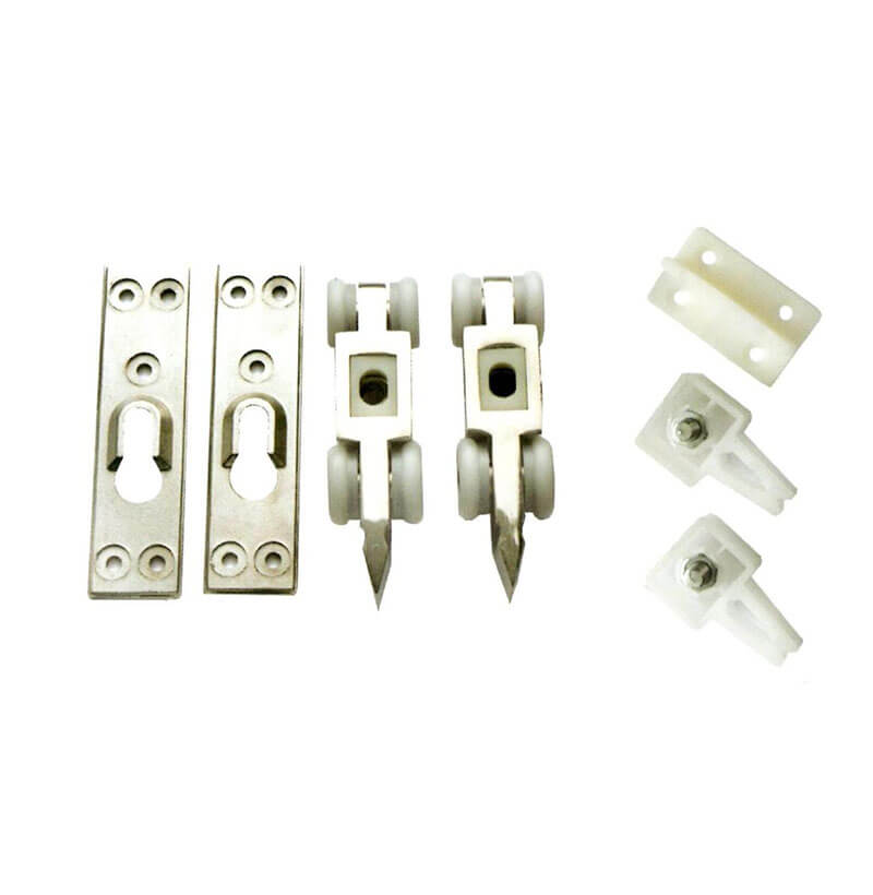 Раздвижная система Morelli SET 4. Комплект 4-колесных роликов, для двери весом до 50 кг.