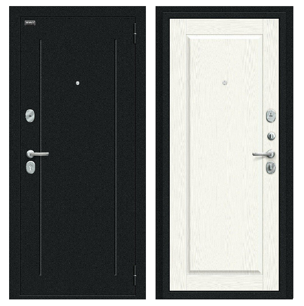 Входная дверь BRAVO Сьют Kale White Wood