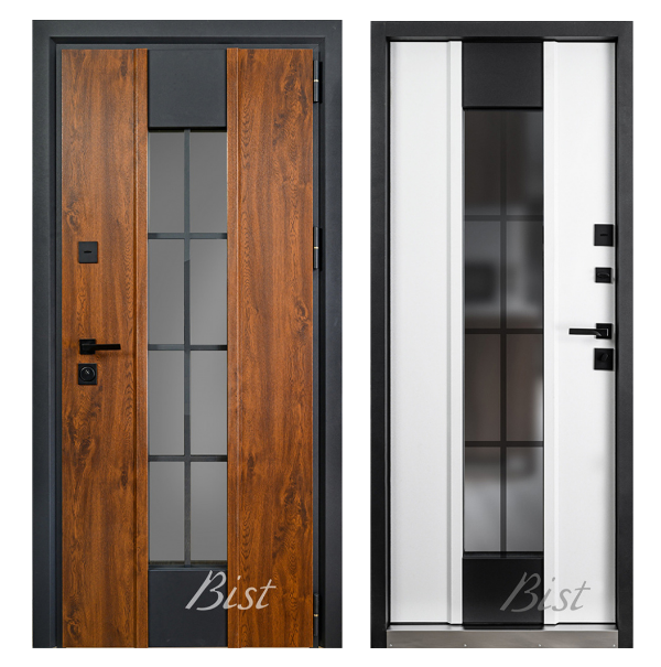 Входная дверь BIST РАФАЭЛЬ ТЕРМО - Белое дерево