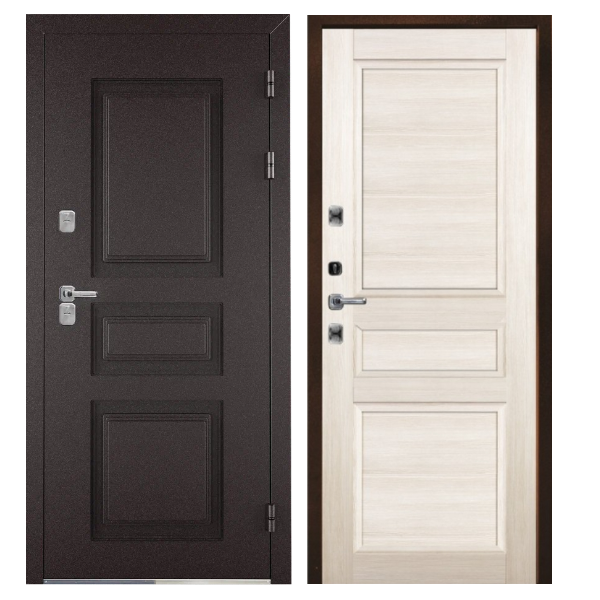 Входная дверь Промет Винтер Мокко Беленый дуб