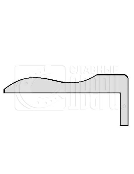 Наличник Браво телескоп. (2150x70x10) МДФ Экошпон Тип-2 1 шт.