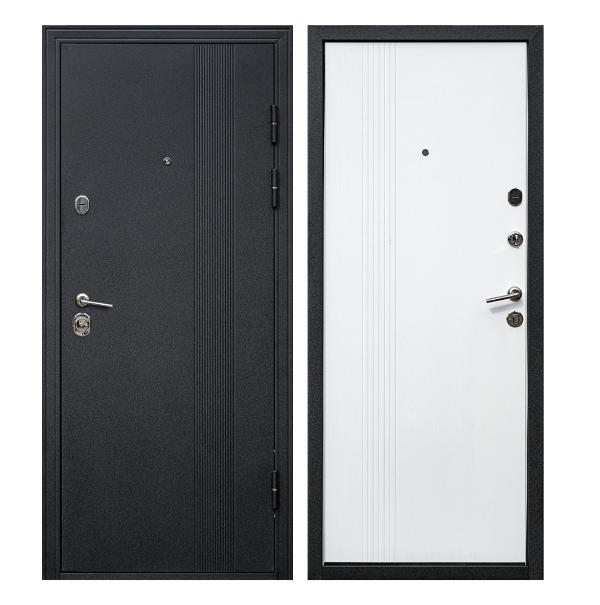 Входная дверь Уральские двери LS78 - Ясень белый