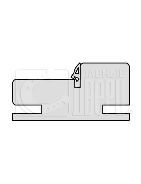 Коробка Ульяновские двери телескоп. (2070x70x32) Прямоугольная с уплотнителем 1 шт.