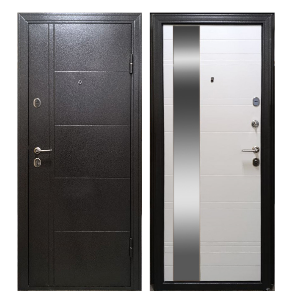 Входная дверь Уральские двери LS33 - Ясень белый