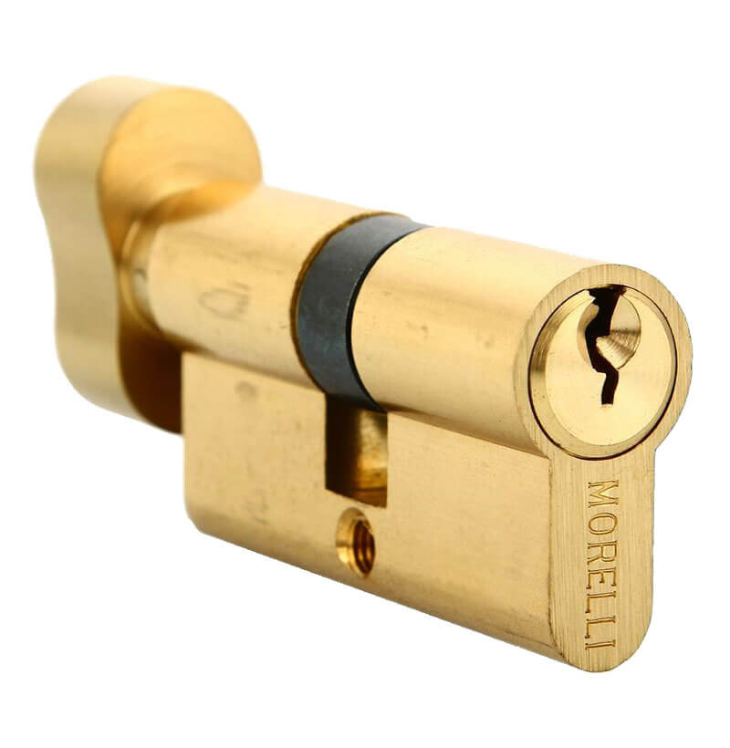 Ключевой цилиндр Morelli 50CK с поворотной ручкой (50 мм)